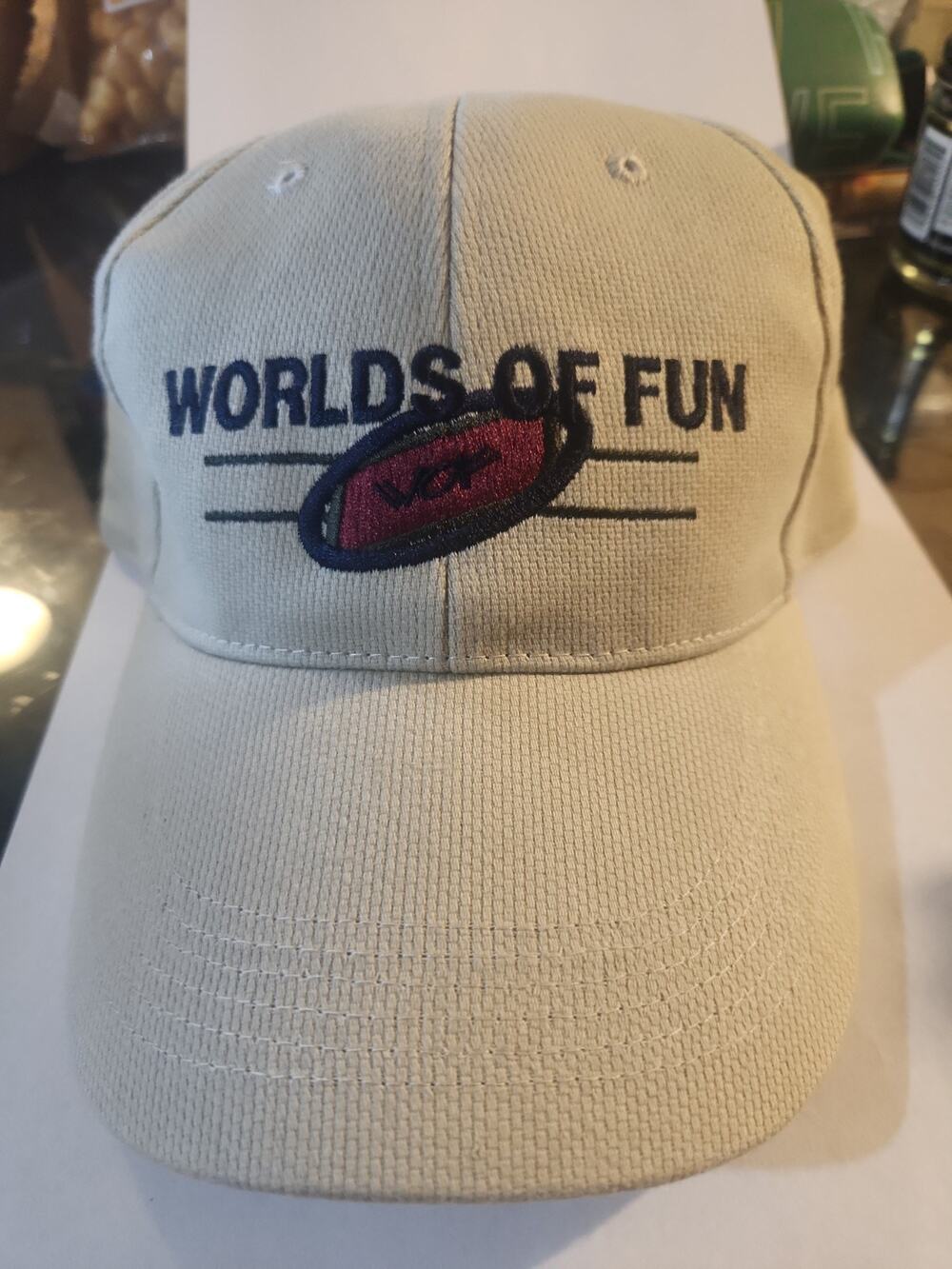 New Worlds of Fun Amusement Park Hat Kansas City Rollercoaster